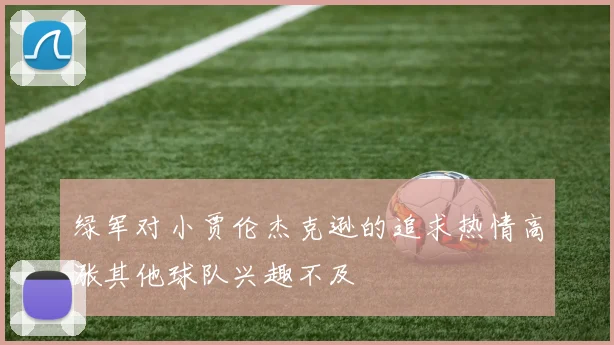 绿军对小贾伦杰克逊的追求热情高涨其他球队兴趣不及